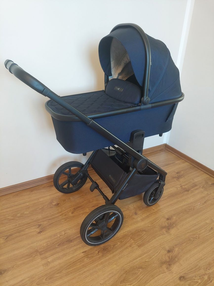 Wózek Venicci Tinum Edge 2w1 ocean z adapterami.