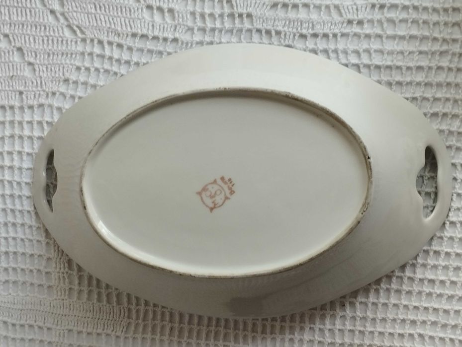 Stara porcelanowa miska okolicznościowa