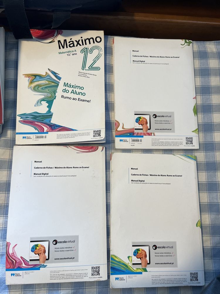 Maximo 12 - manuais e caderno de fichas