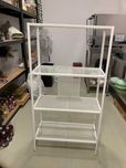 Estante branca em metal - IKEA - Estado de NOVO