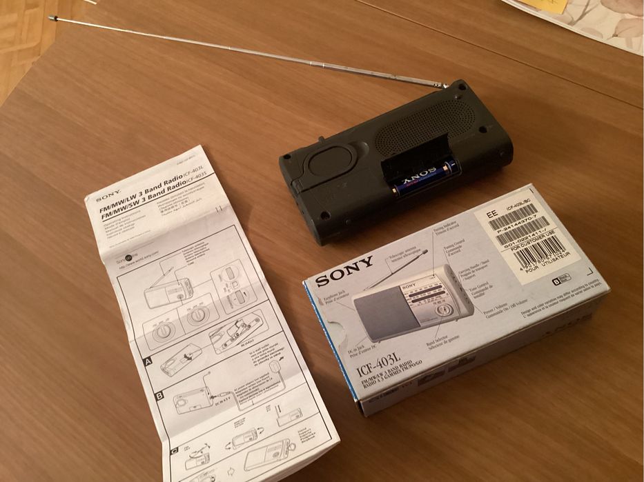 Радіоприймач Sony ICF-403L FM/MW/LW