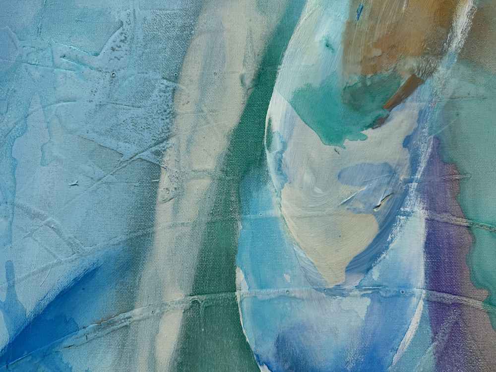 Arte abstracta - “in my bubble” Óleo s tela