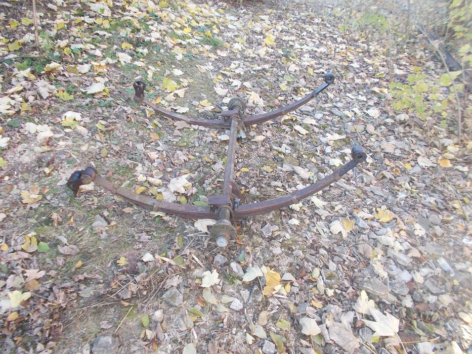 OS do przyczepki mocna solidna resory kola komplet 450 zl