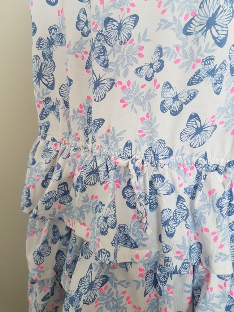 H&M sukienka dla dziewczynki na lato 110 116