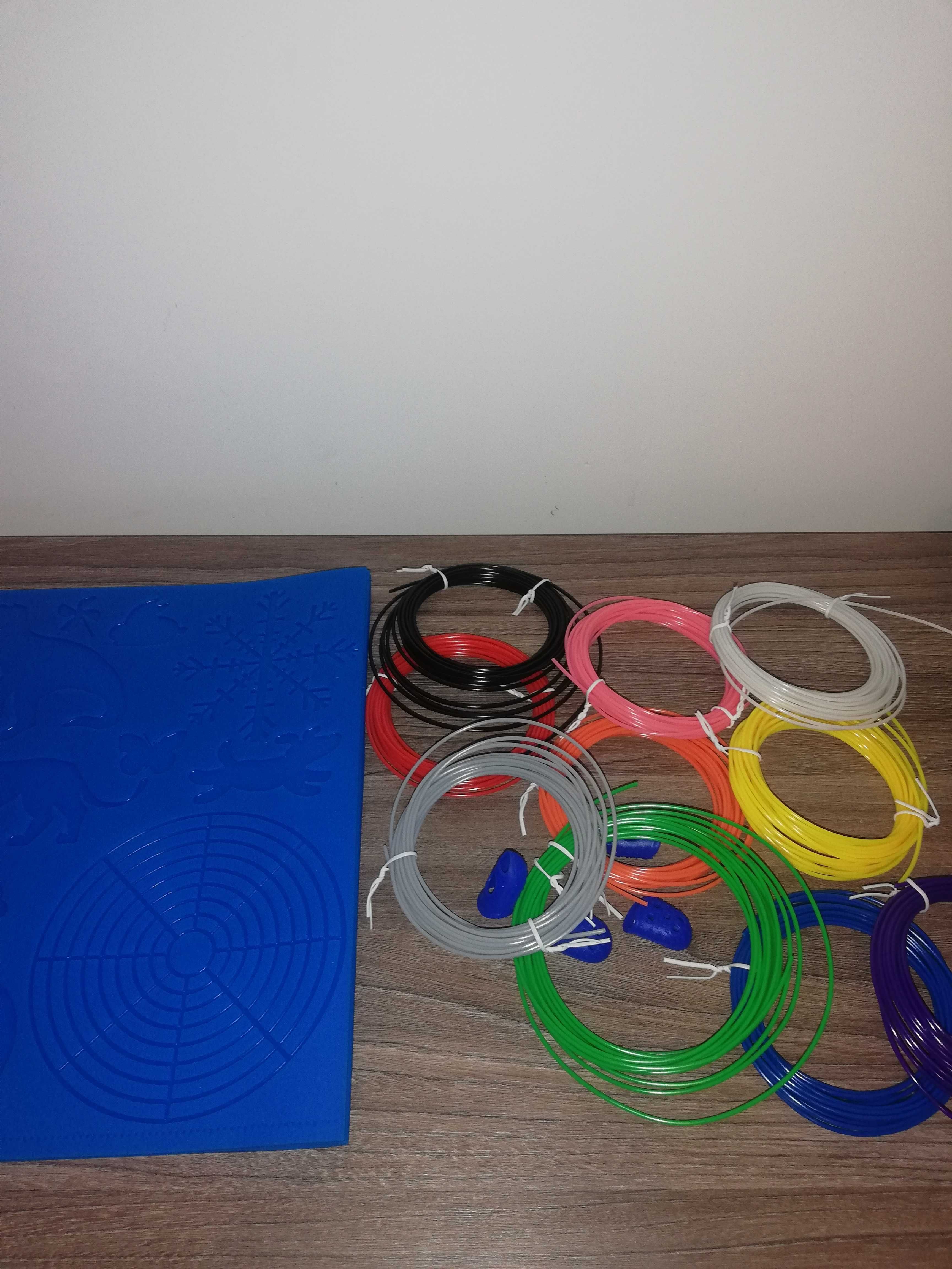 Zestaw do długopis 3D COPSD PLA 10 kolorów silikonowych stempli 1,75mm