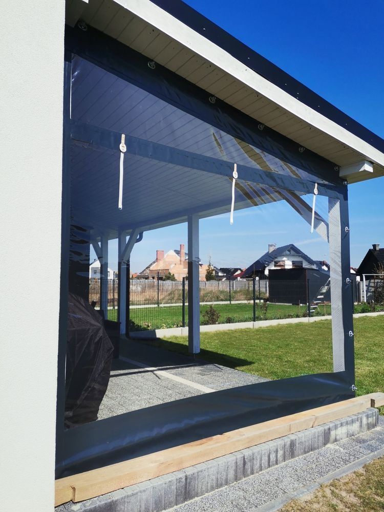 PROMOCJA PLANDEKI na wymiar osłony tarasowe wiaty ogródki piwne altany