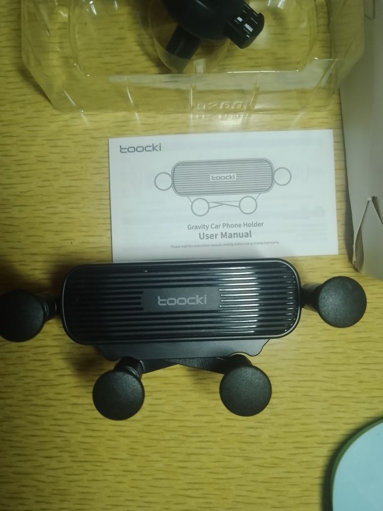 Автомобильный держатель телефона Toocki,  Black