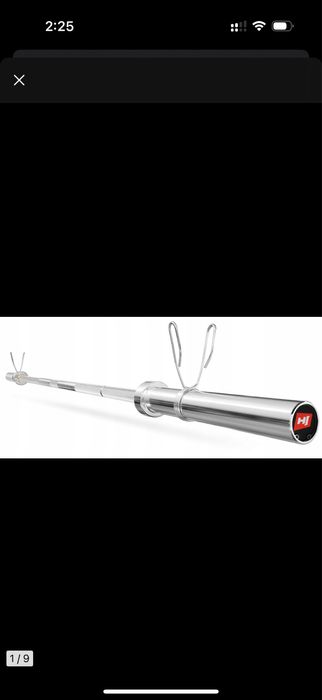 Gryf olimpijski prosty (sztanga) 165cm max obciazenie 320kg - jak nowy