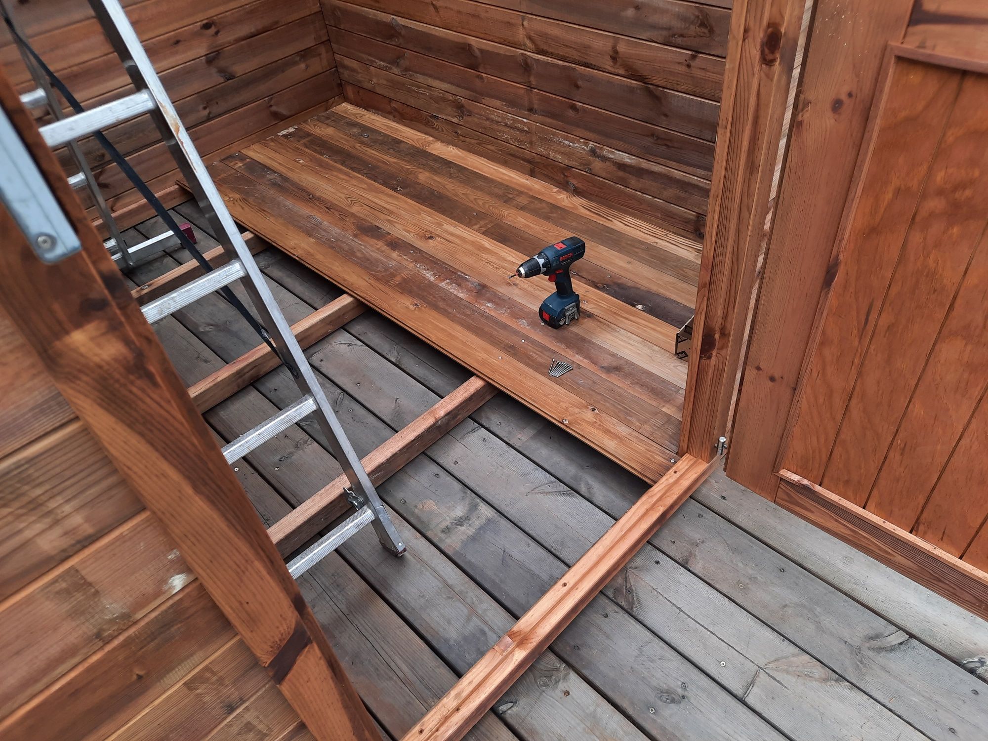 Domek drewniany 5m2 impregnowany ciśnieniowo / brąz