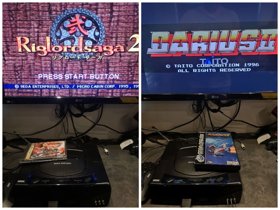 Konsola SEGA SATURN (PAL I NTSC w jednym) ciekawy egzemplarz