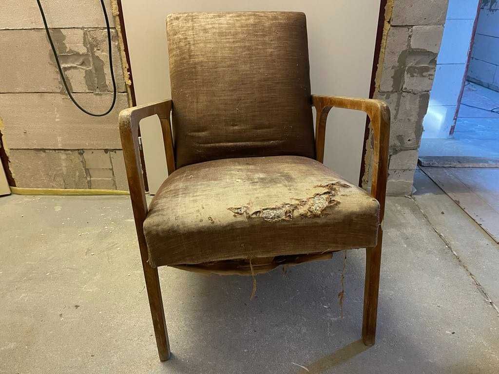 Fotel PRL 04-B Bydgoskie Fabryki Mebli  do reno.