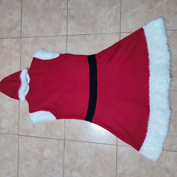 Новорічна в'язана сукня карнавальний костюм помічниця санти гном