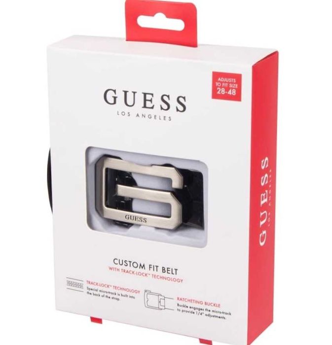 GUESS Oryginalny Meski Pasek Track-Lock Technology r Uniwersalny Gucci