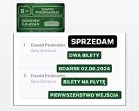 2 bilety płyta Dawid Podsiadło Gdańsk 02.06.2024