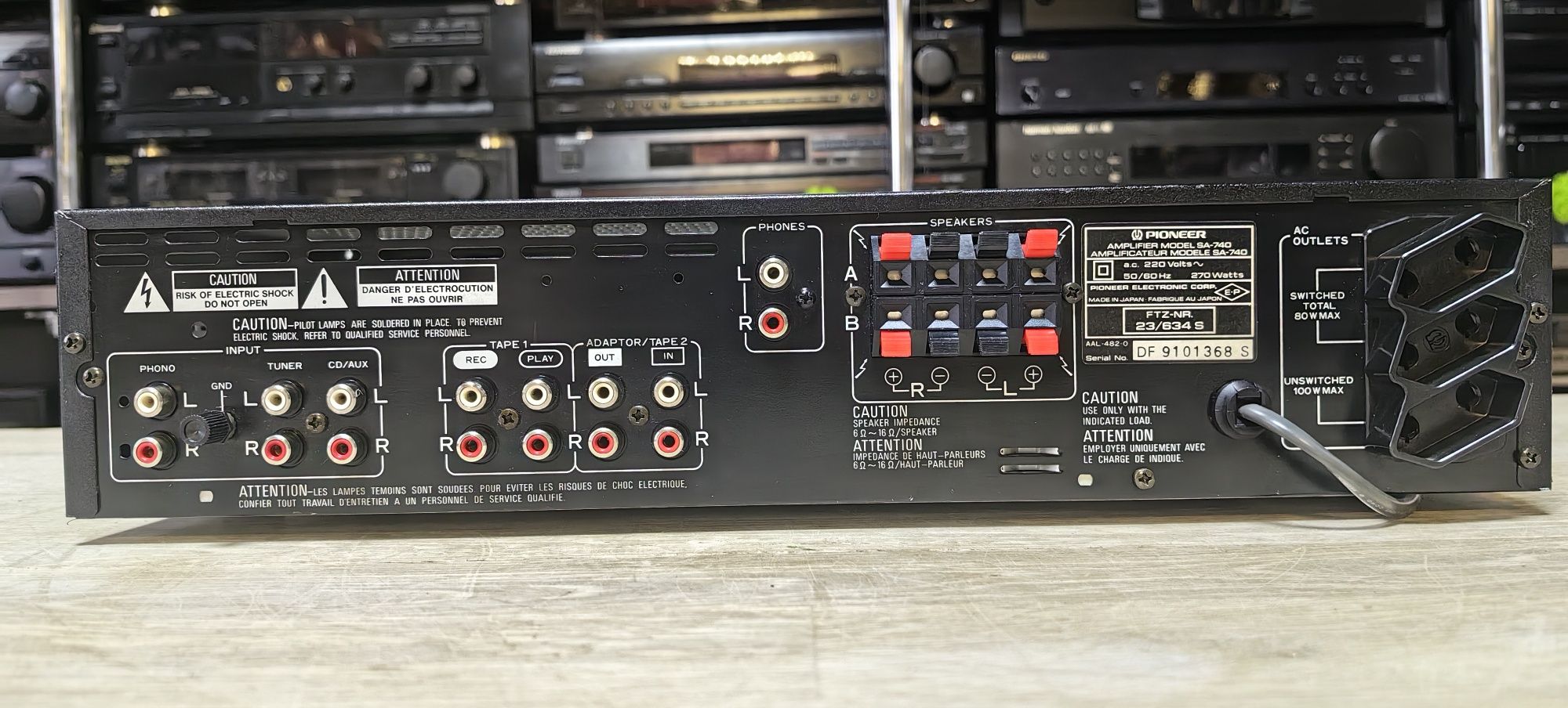 Підсилювач Pioneer SA-740/6Ω