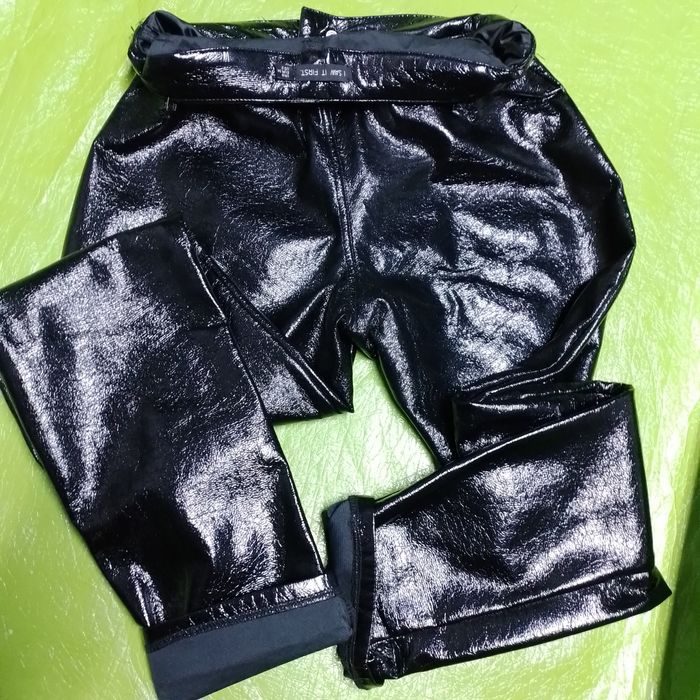 1=2Telly Weil штаны -MOM-брюки-легинцы .под кожуS-M