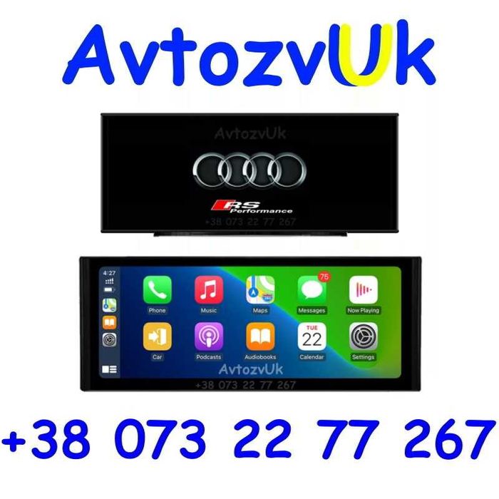 Android 14 AUDI Q5 A3 Q3 Ауди Q 5 A1 Магнитола Q 3 A8 CarPlay Монитор