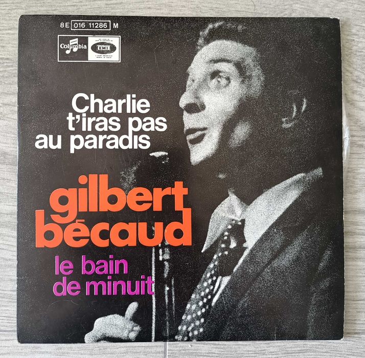 Gilbert Bécaud - Le Bain de Minuit - 7''