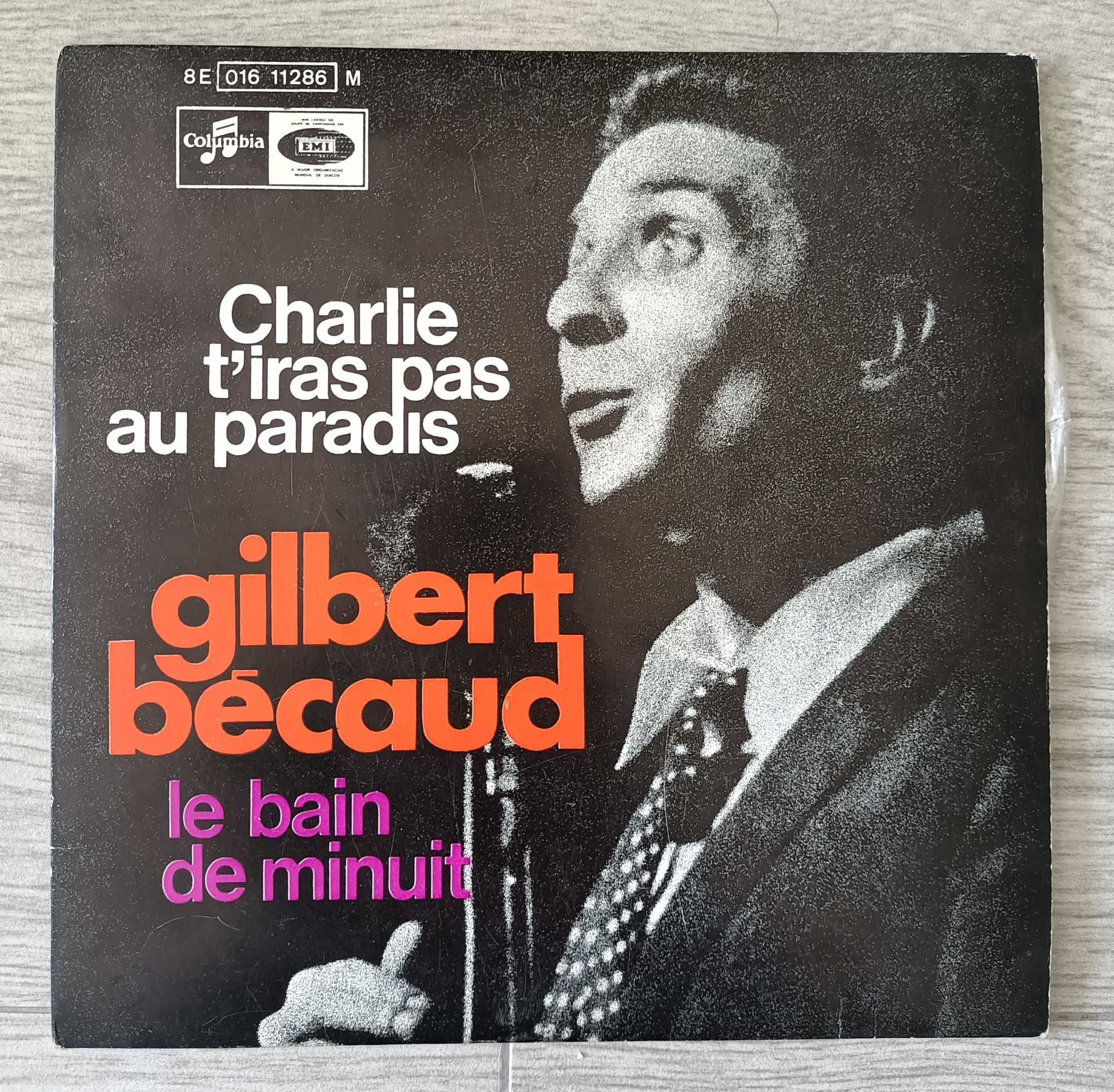 Gilbert Bécaud - Le Bain de Minuit - 7''