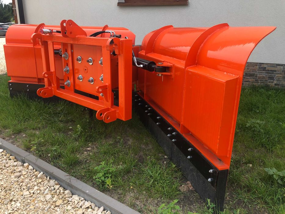 Masywny pług do śniegu metaltechnik składany strzałka 2,6/3,0m