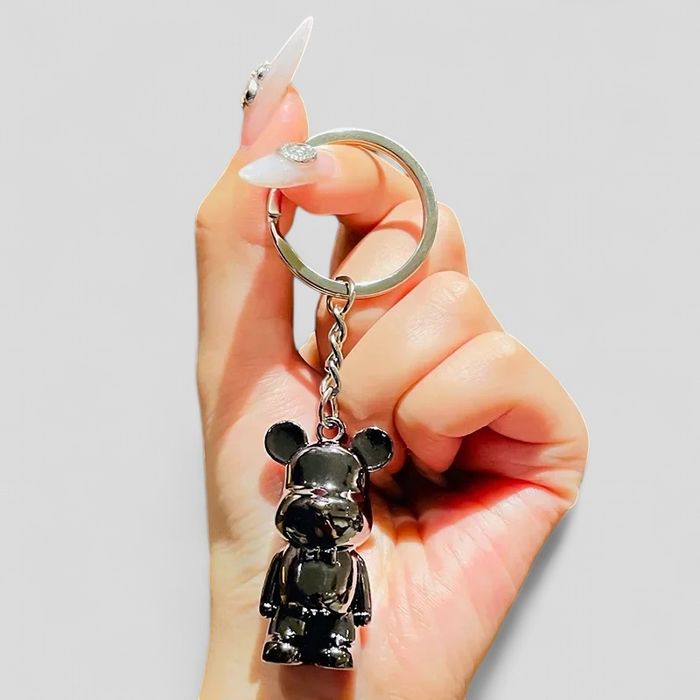 Стильний Брелок підвіска bearbrick для ключів брелок metal bear