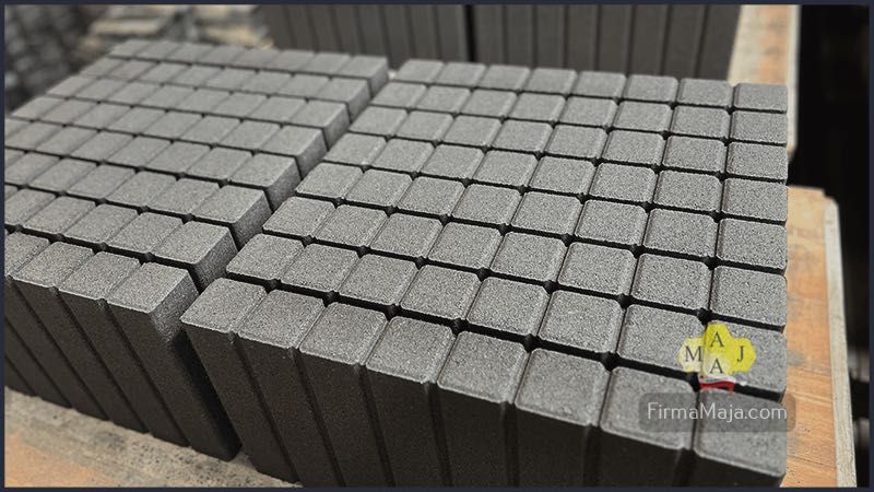 Obrzeża palisadowe kwadrat Gładkie 50x20x6 cm dostawa cała Polska