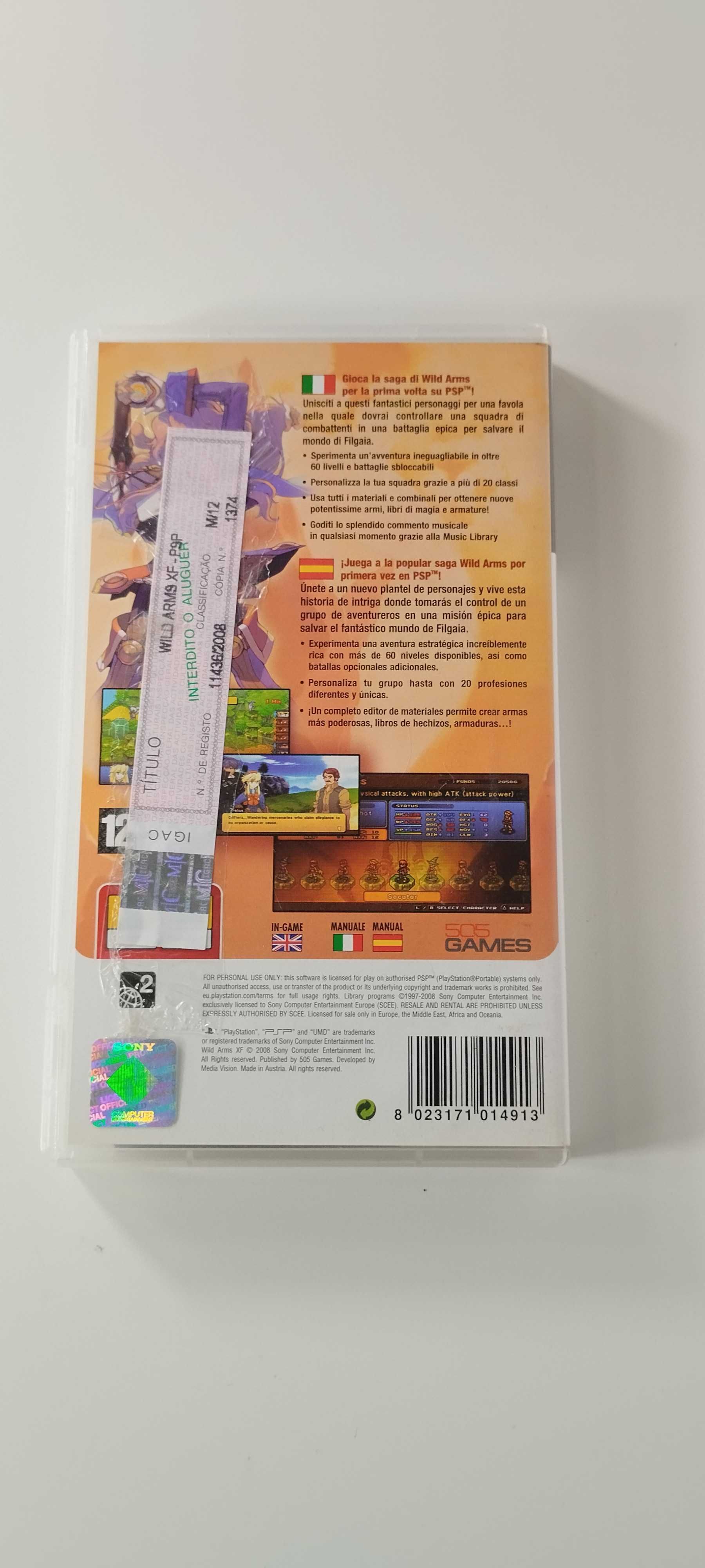 Wild Arms XF Playstation Portable PSP