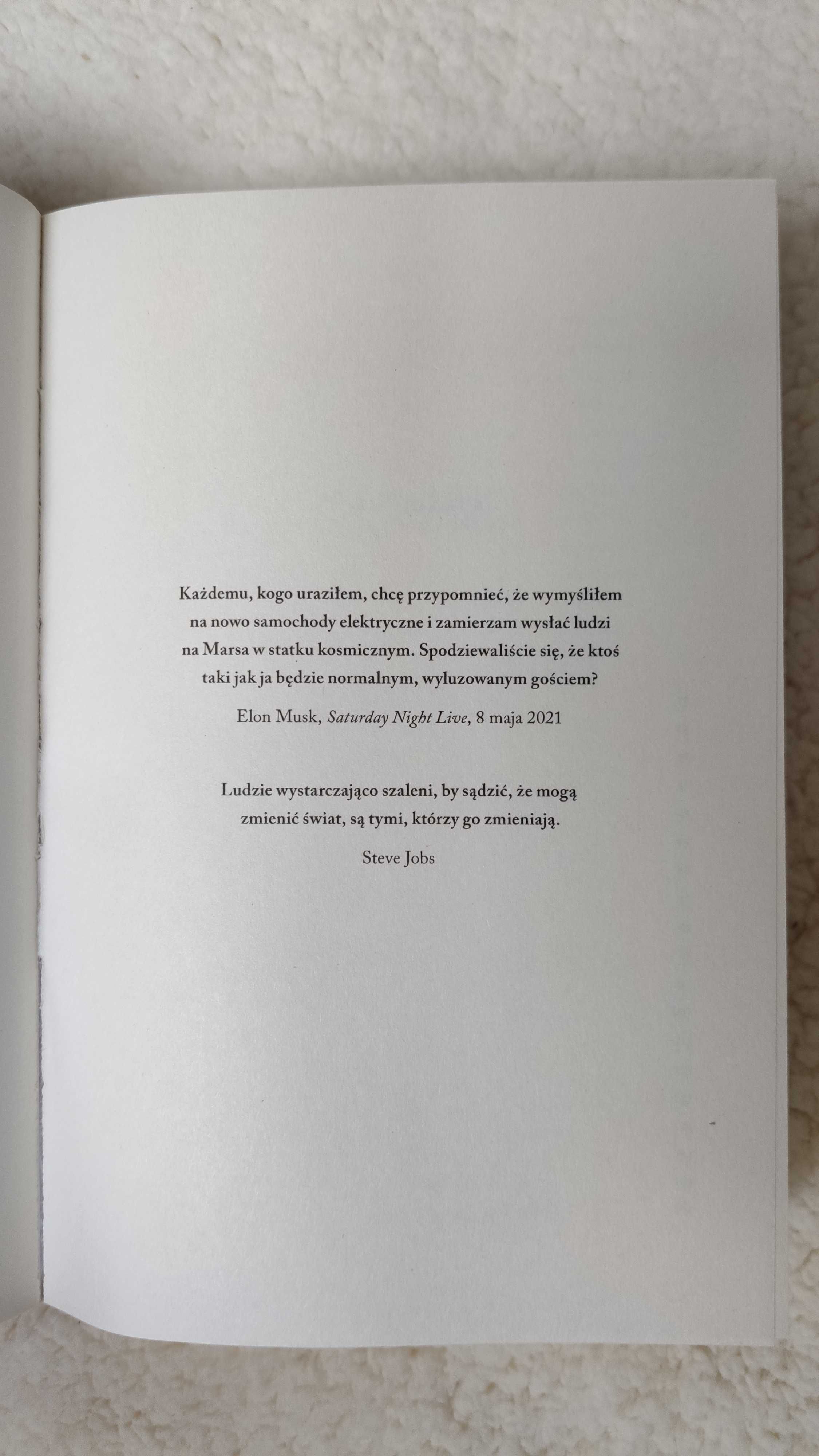 Elon Musk. Walter Isaacson NOWA