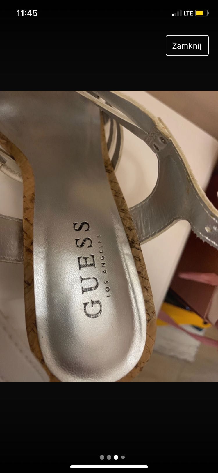 Buty skórzane Guess