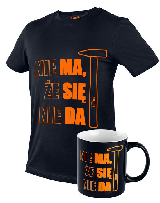 T-shirt z nadrukiem, MA SIĘ DA, rozmiar XL