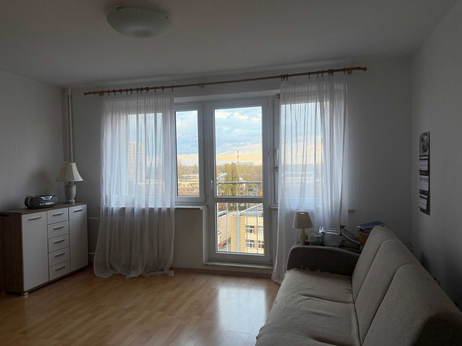 Bezpośrednio/ Przytulna kawalerka z pięknym widokiem Mokotów/Stegny