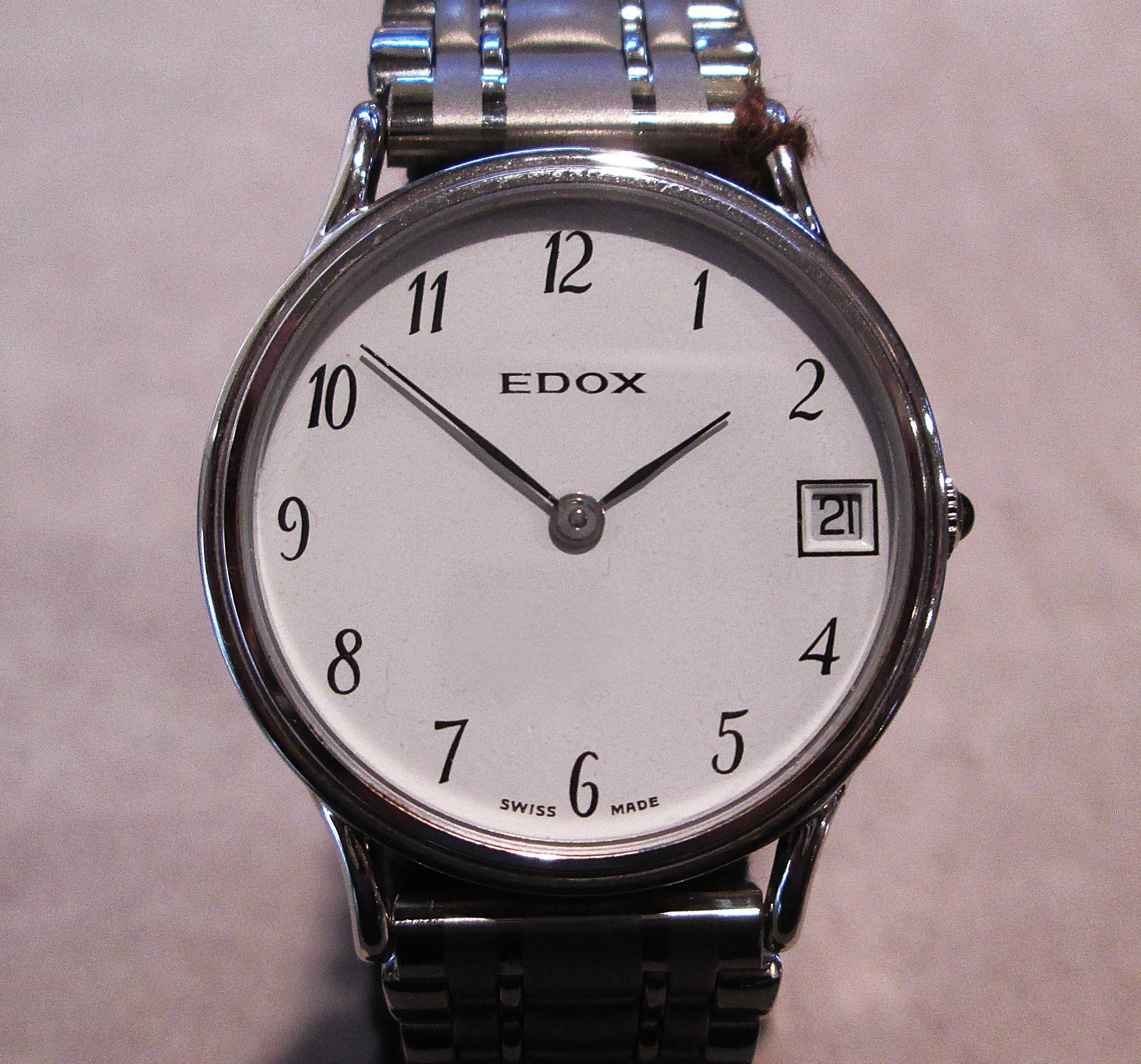 Antigo 1980 Relógio de Pulso EDOX c/ Mov. Mecânico - NOVO Stock Antigo
