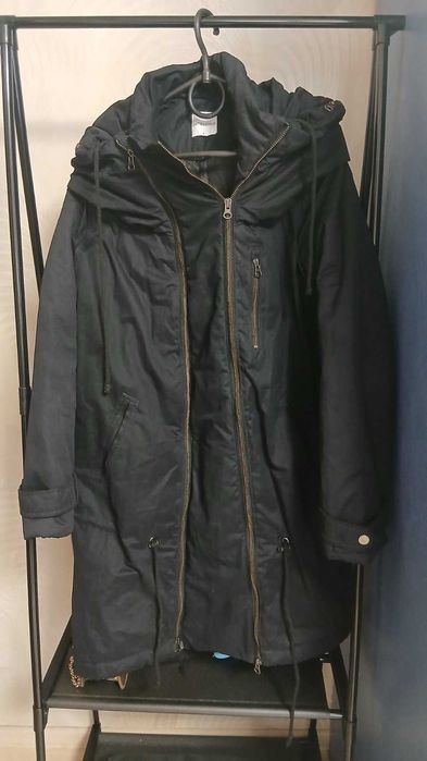 Зимова фірмова куртка для вагітних пуховик для вагітних парка