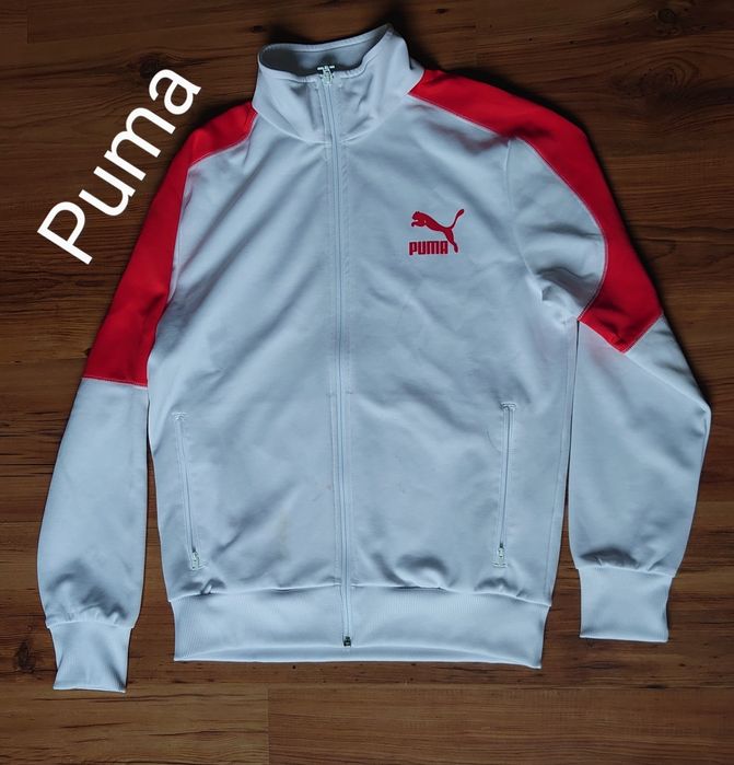 Bluza Męska Puma Tokyo Social Club Na zamek Biała