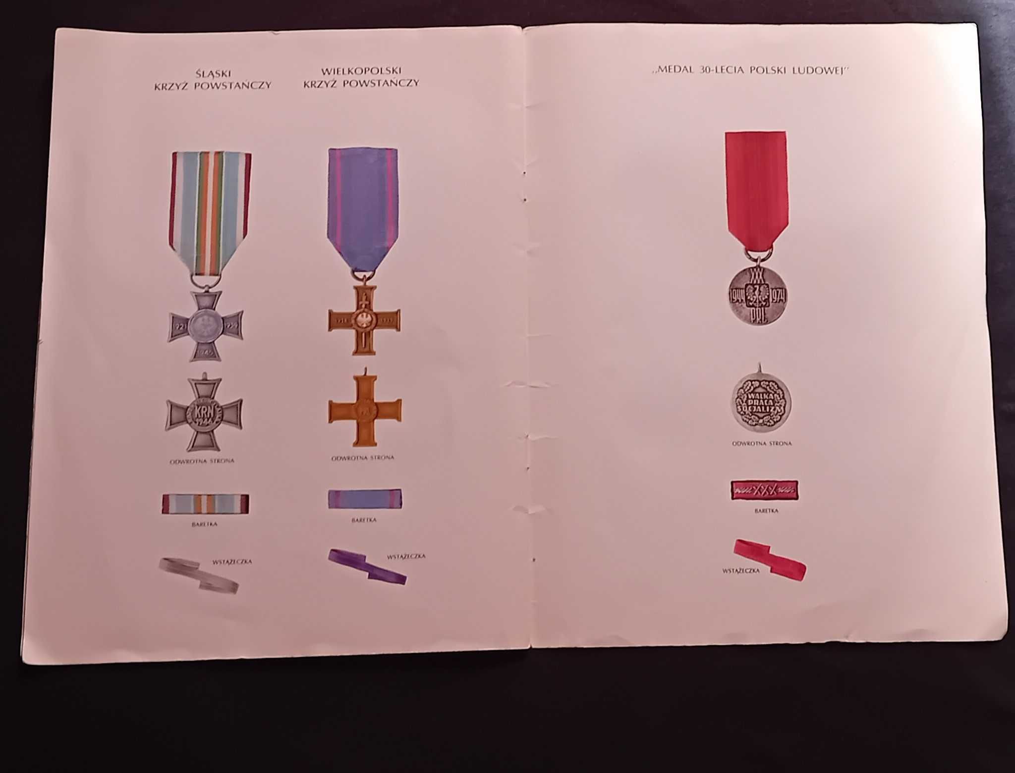 Wzory orderów i odznaczeń. Załącznik do uchwały Rady Państwa. 1977 r.