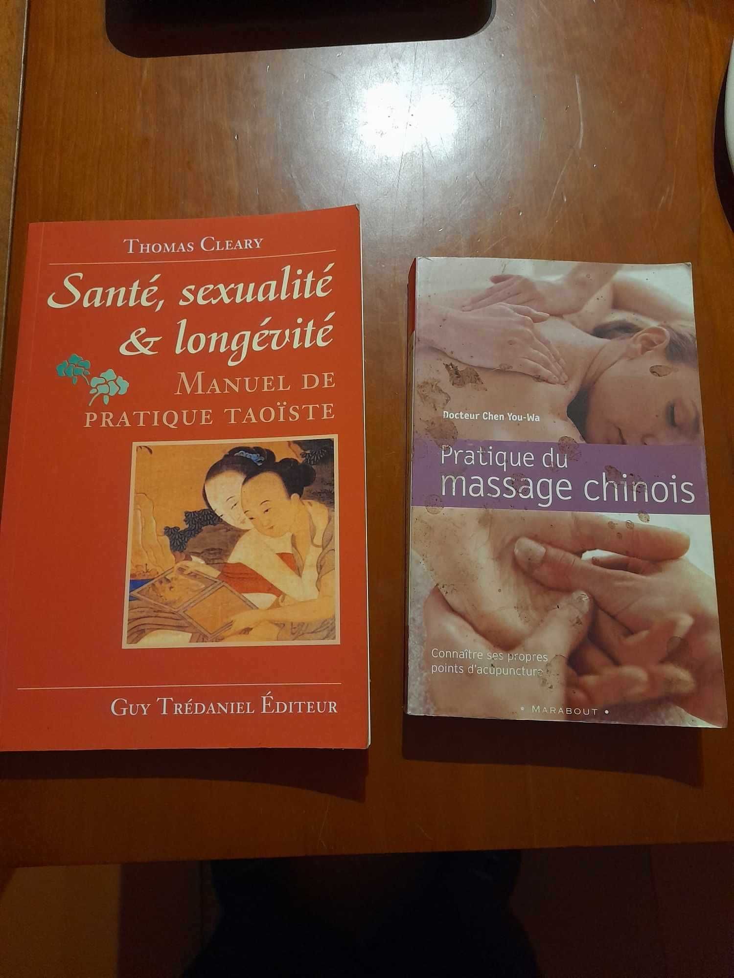 Livros massage chinois, santé sexualité & longevité manual taoista