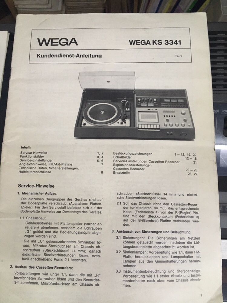 WEGA KS 3341 Dual 1228