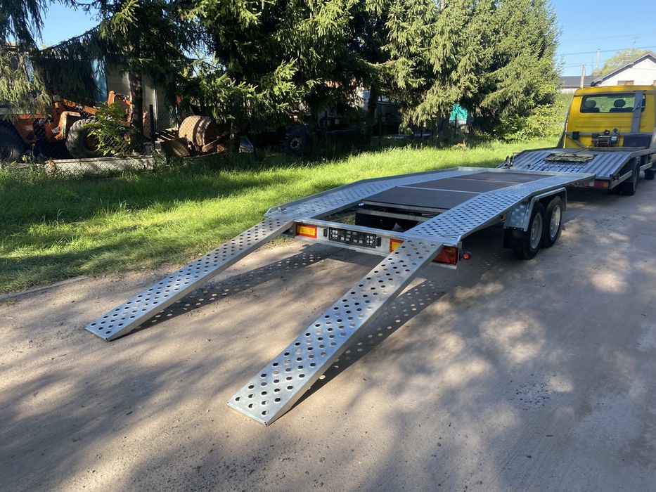 Przyczepa Laweta 4.5 m x 2.10 m Wynajem Wypożyczalnia Zgierz