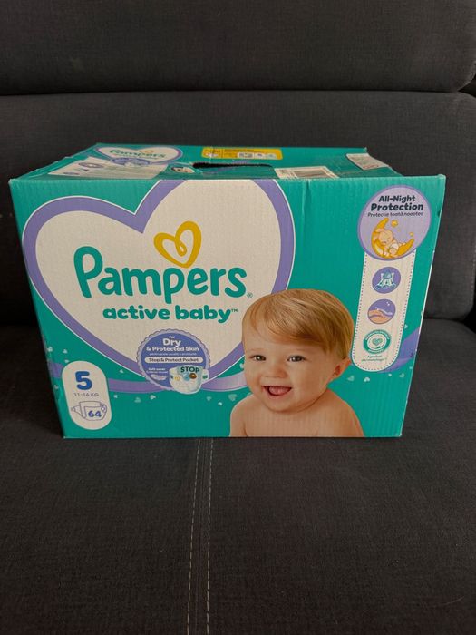 Pampers active baby 5 64 sztuki