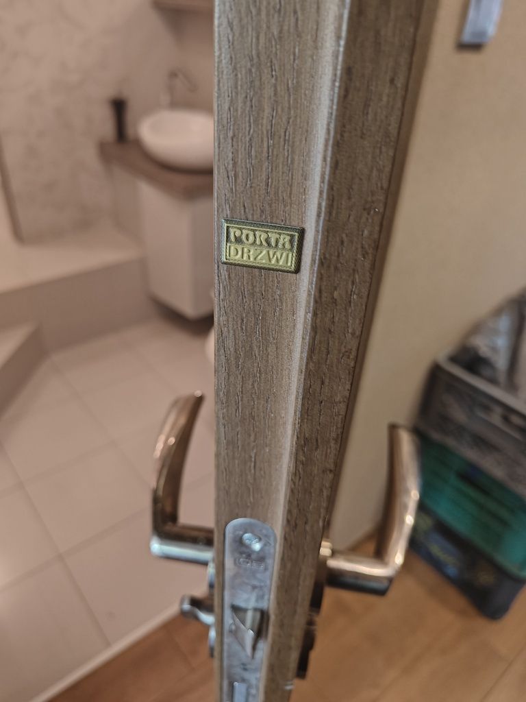 Drzwi wewnętrzne przylgowe Porta Madryt 80 70 + ościeżnica jak nowe
