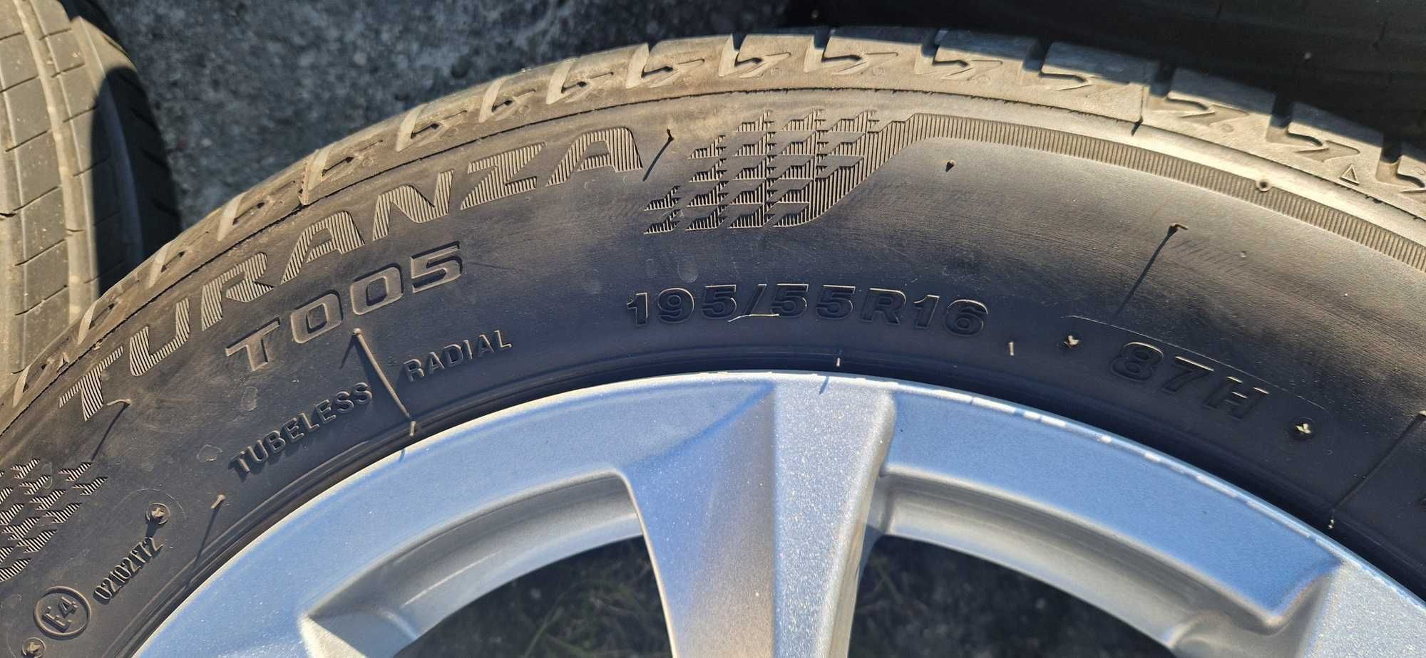 koła letnie Aluett 16" / 4x100 / opony 195/55 R16 / Mini Cooper Honda