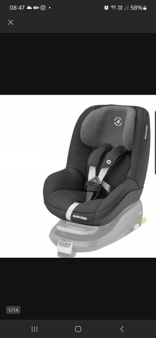 Fotelik Maxi Cosi Pearl 9-18 kg + baza Family Fix