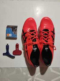 Tenis  de velocidade Asics Spikes Hypersprint 7, usados uma vez,  nº45