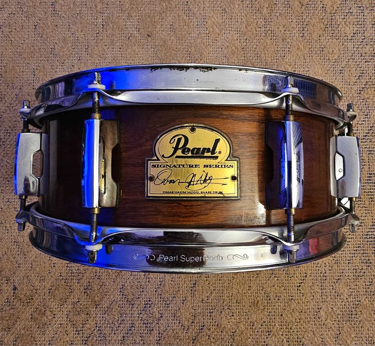 Tarola Pearl 13" Omar Hakim e Hardcase