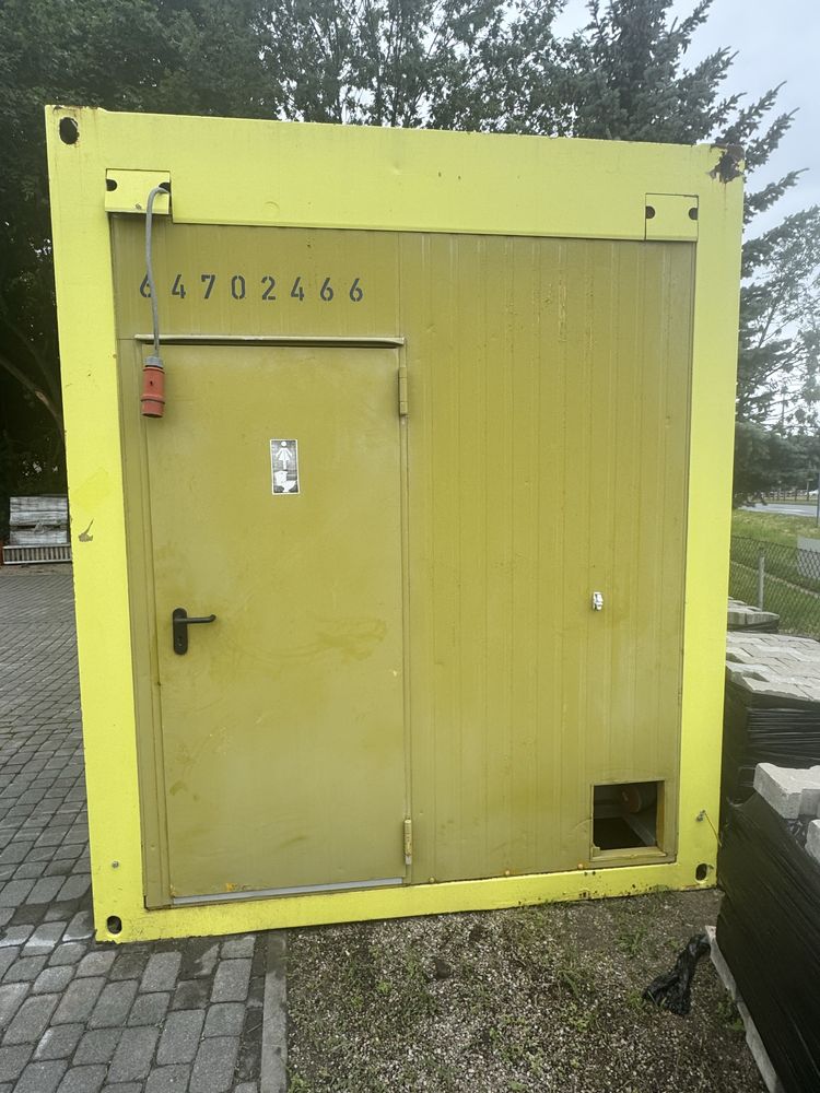 Kontener Sanitarny 6m.x2.5m WC, Damsko/Męski z podgrze. Wody i ogrzew.