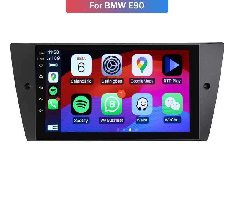 AutoRadio Para BMW E90--> E93 Android 12-16/32/64Gb+Câmera/GPS_ Wif