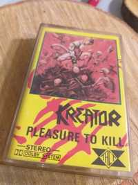 Kaseta magnetofonowa Kreator Pleasure to kill. Vintage