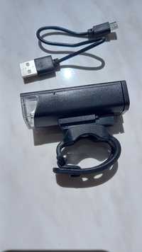 Знижка! Ліхтарик для велосипеда з USB зарядкою
