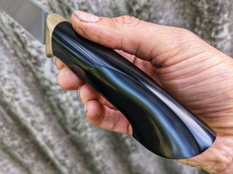 Ніж ручної роботи, сталь Bohler N690