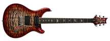 PRS SE Custom 24-08 Quilt Charcoal Cherry Burst - gitara elektryczna
